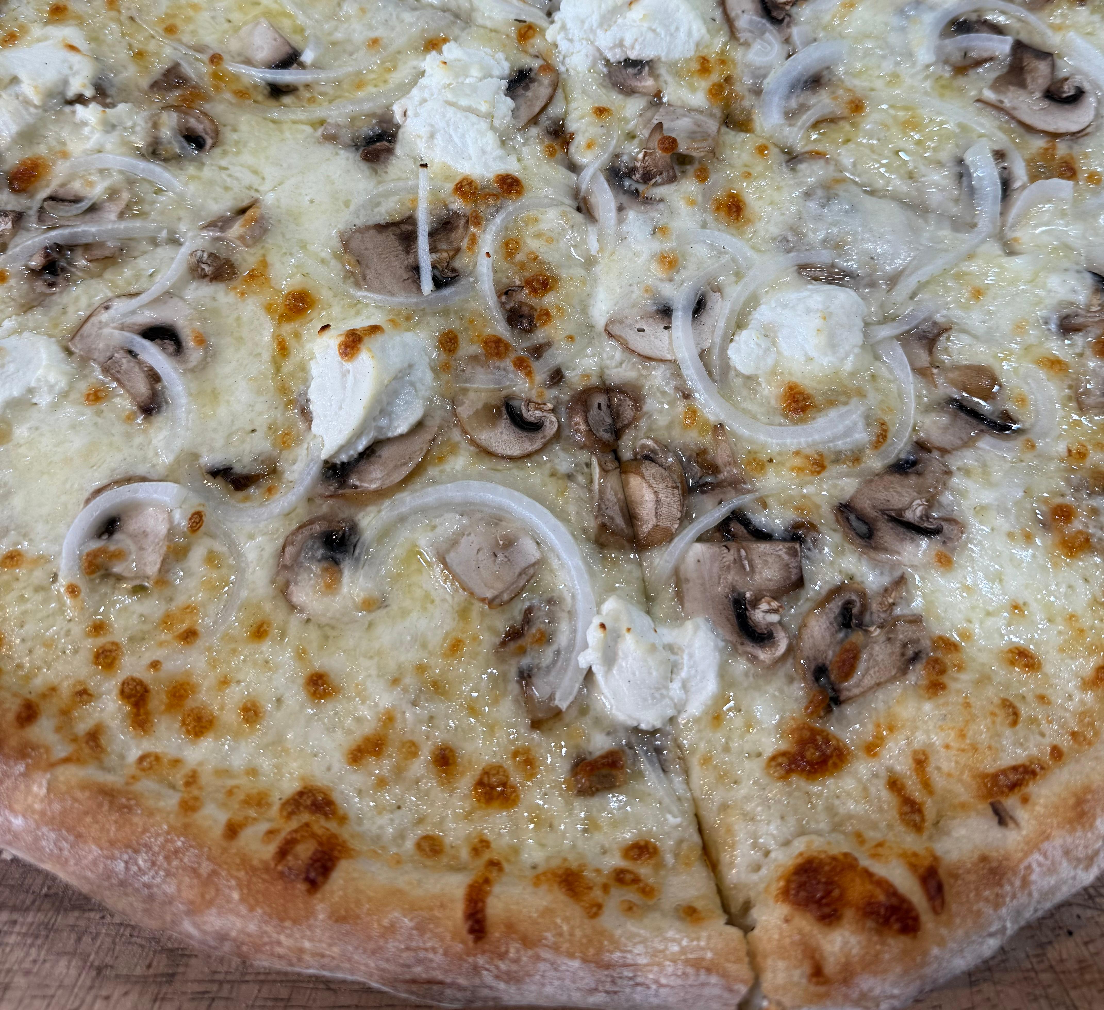 Truffle Mushroom Pizza.