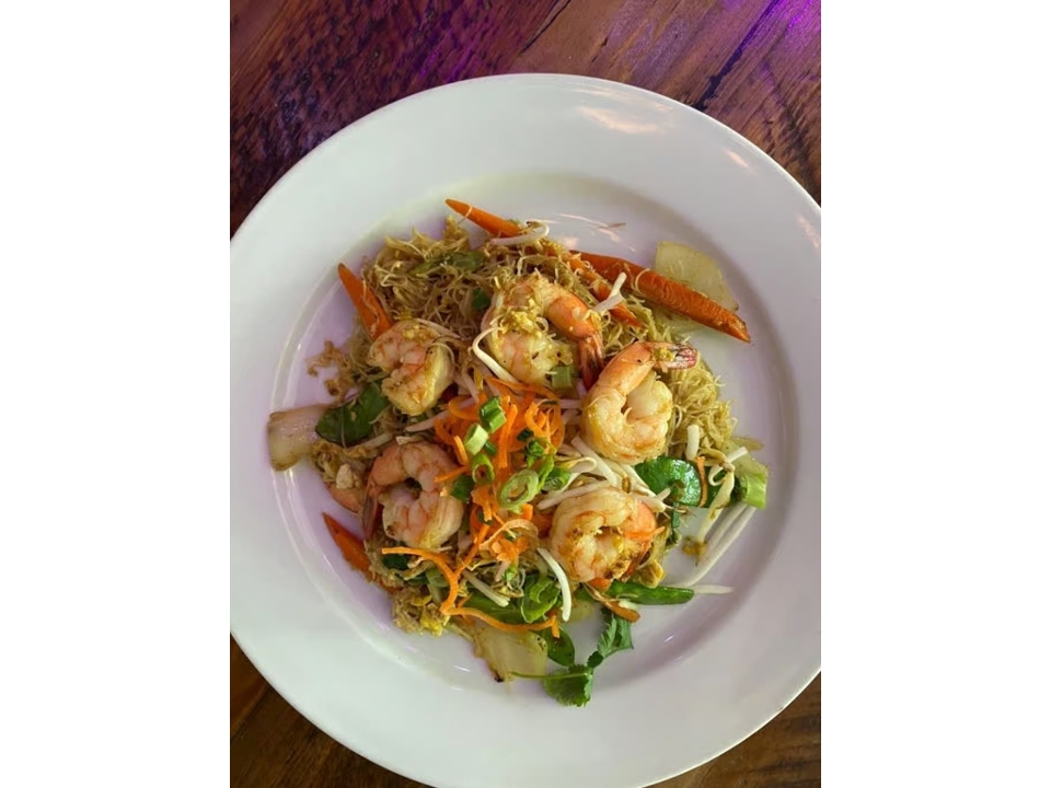 Lunch Singapore Noodles.