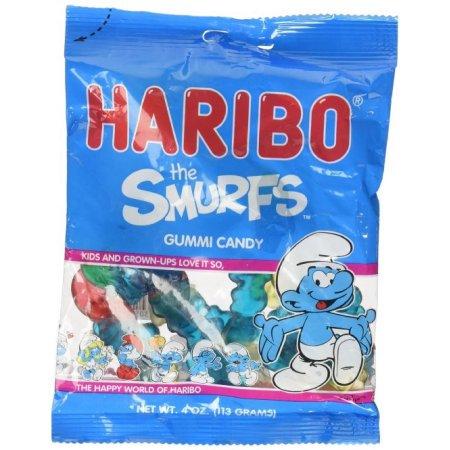 Haribo the Smurfs Gummi Candies  4 Oz..
