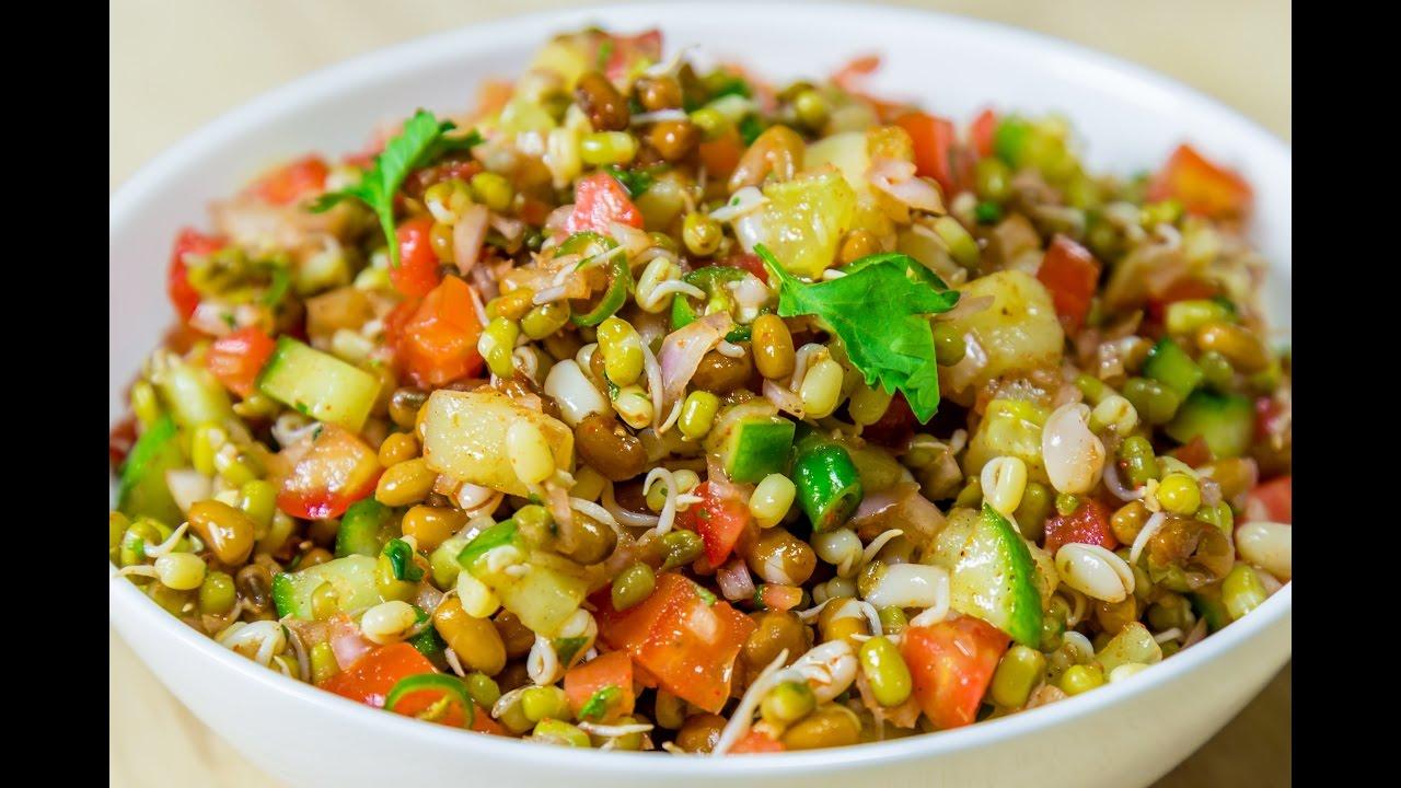 SPROUTED MOONG CHAAT.