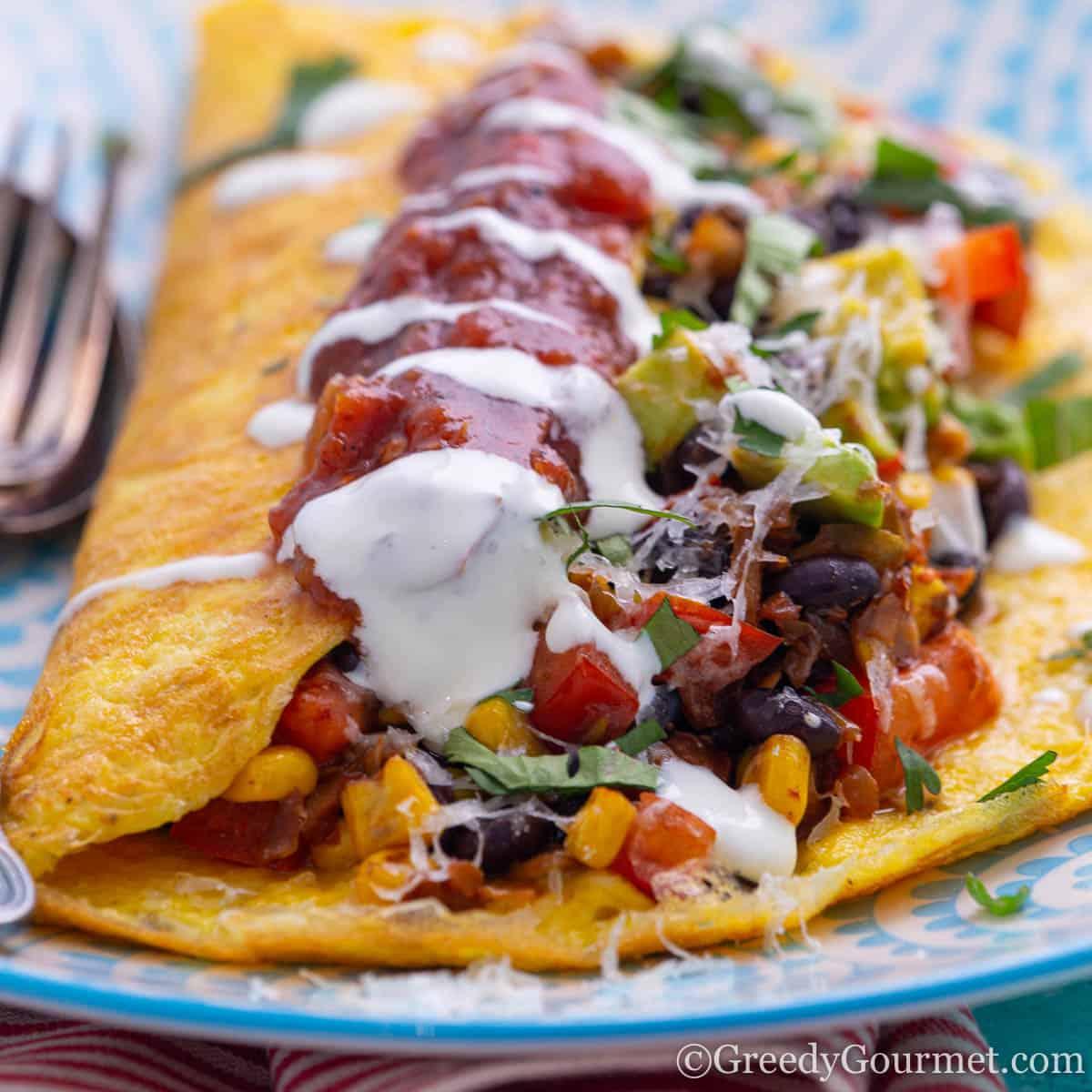 Taco Omelet.