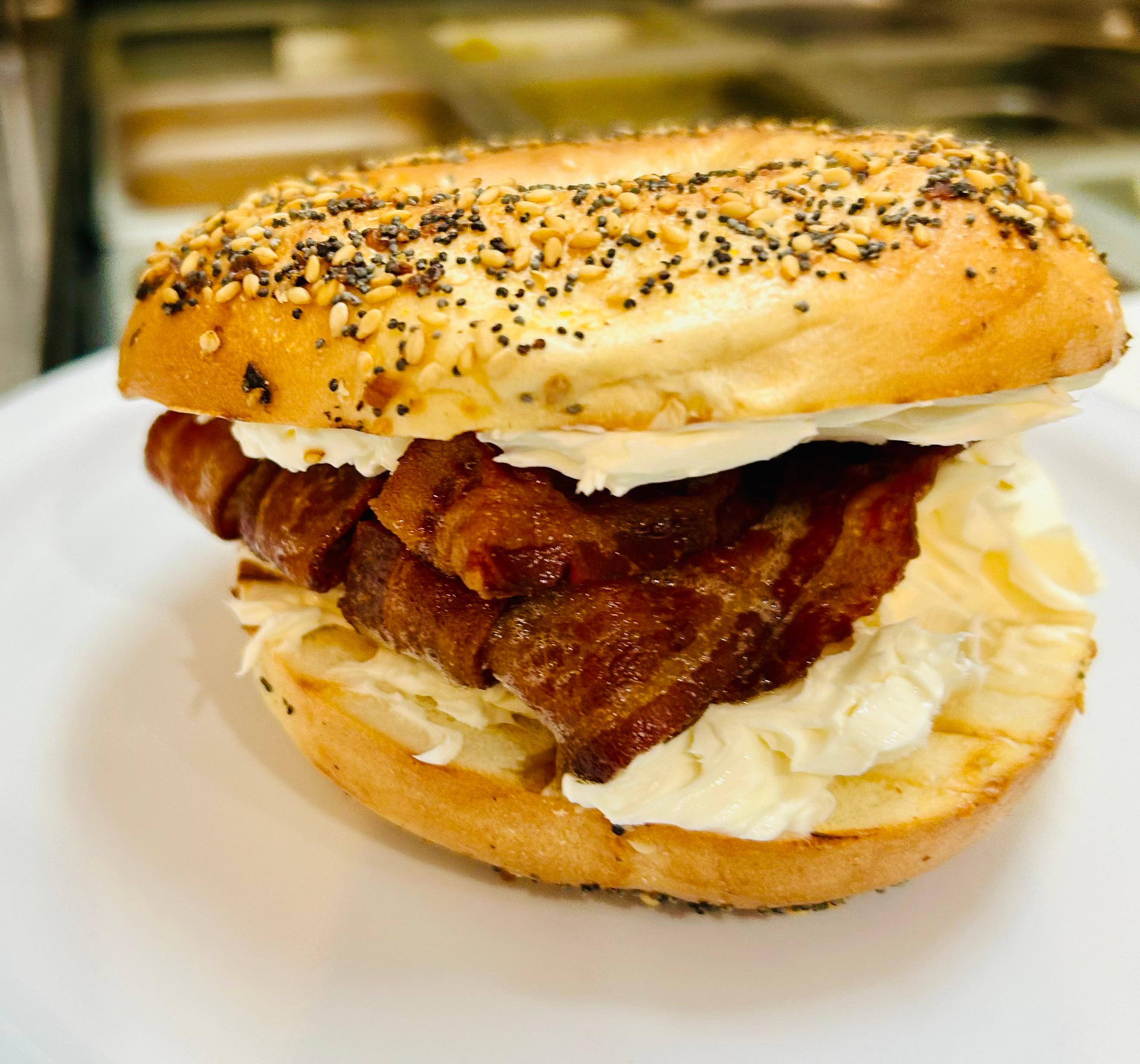 Cream Cheese & Bacon.
