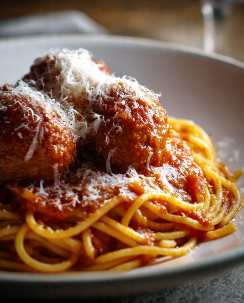 Spaghetti with Meatballs (Best Seller).