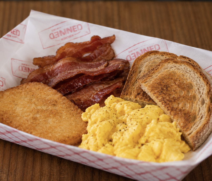 2 Egg Breakfast Plate.