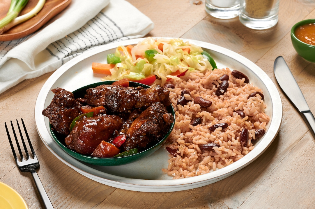 Brown Stew Chicken Lunch Special.