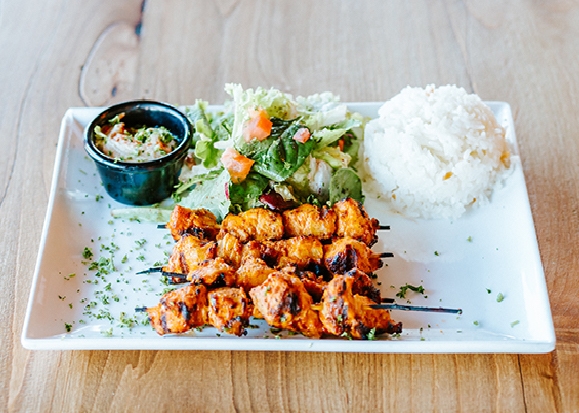 Chicken Shish Kebab.