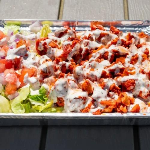 Combo Chicken Over Rice.