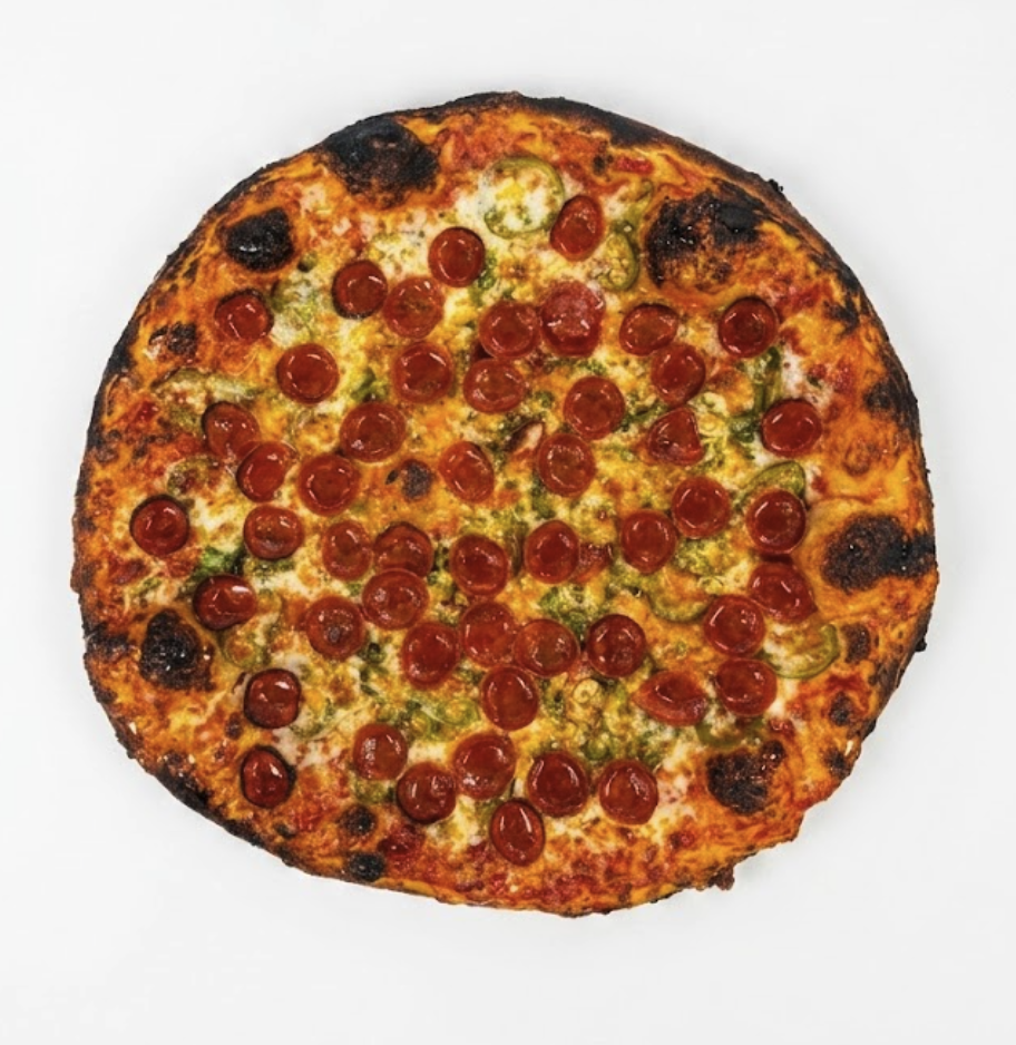 Hot Honey Pep Pizza.
