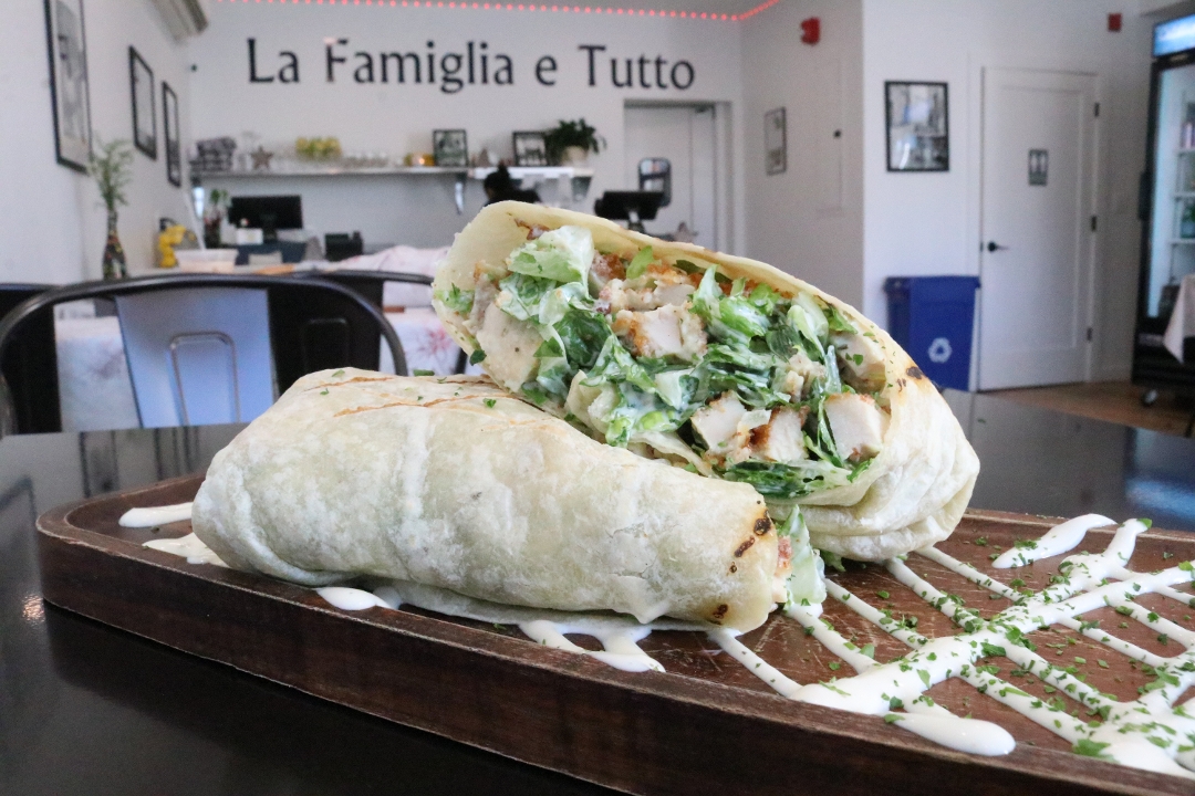 Chicken Caesar Wrap.