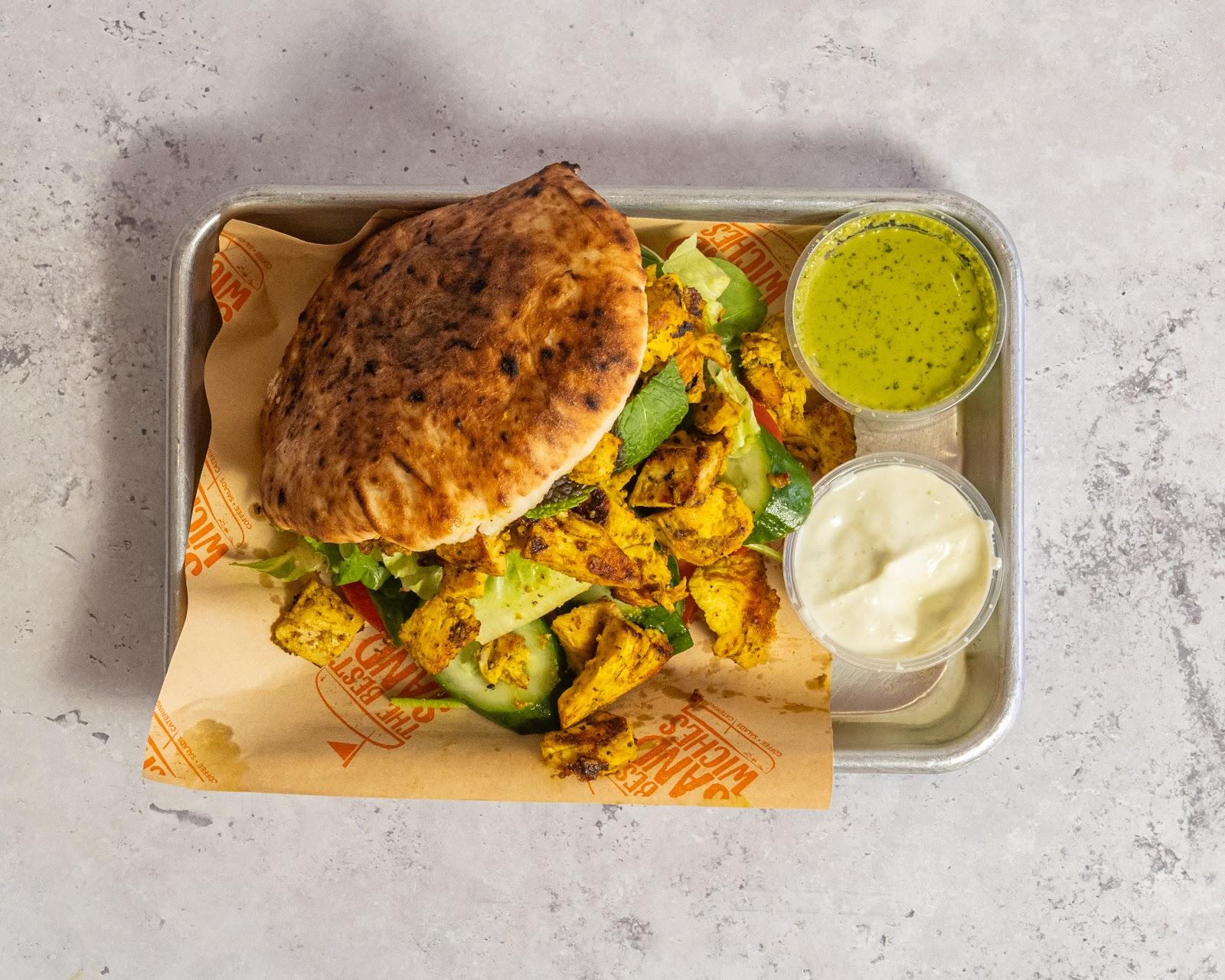 Chicken Shawarma Pita.