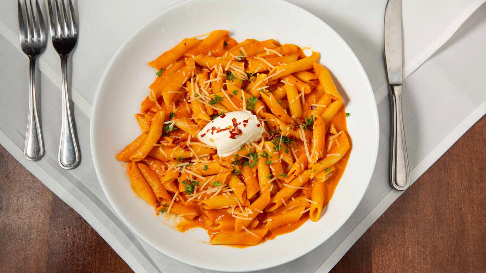 Penne All' Arrabiatta.