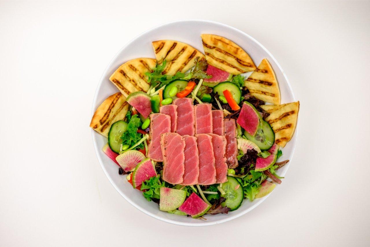 Ahi tuna salad.