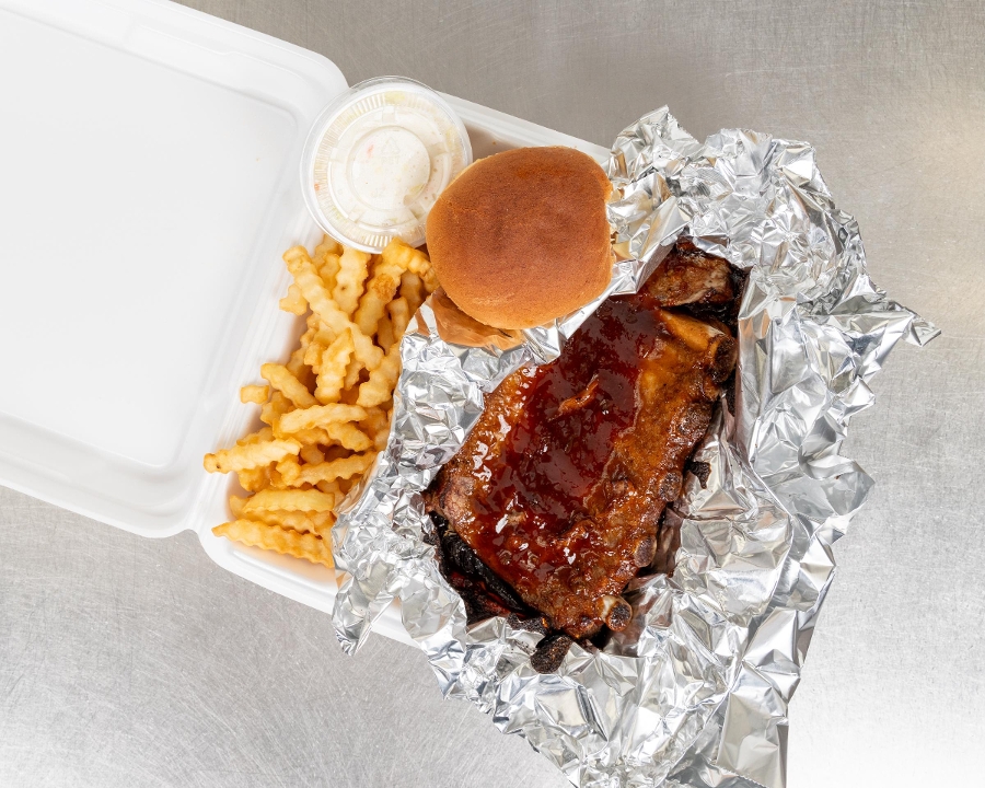 BBQ Rib Dinner.