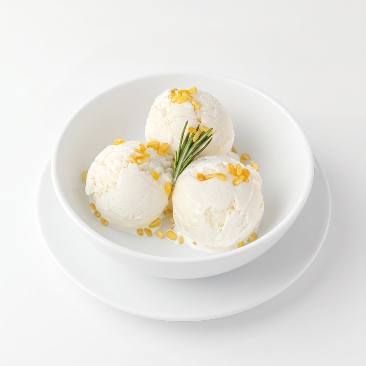 Coconut Ice Cream.