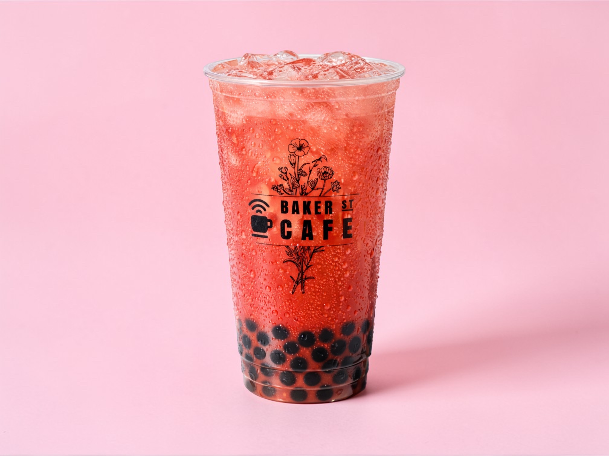 Strawberry Lychee Boba.