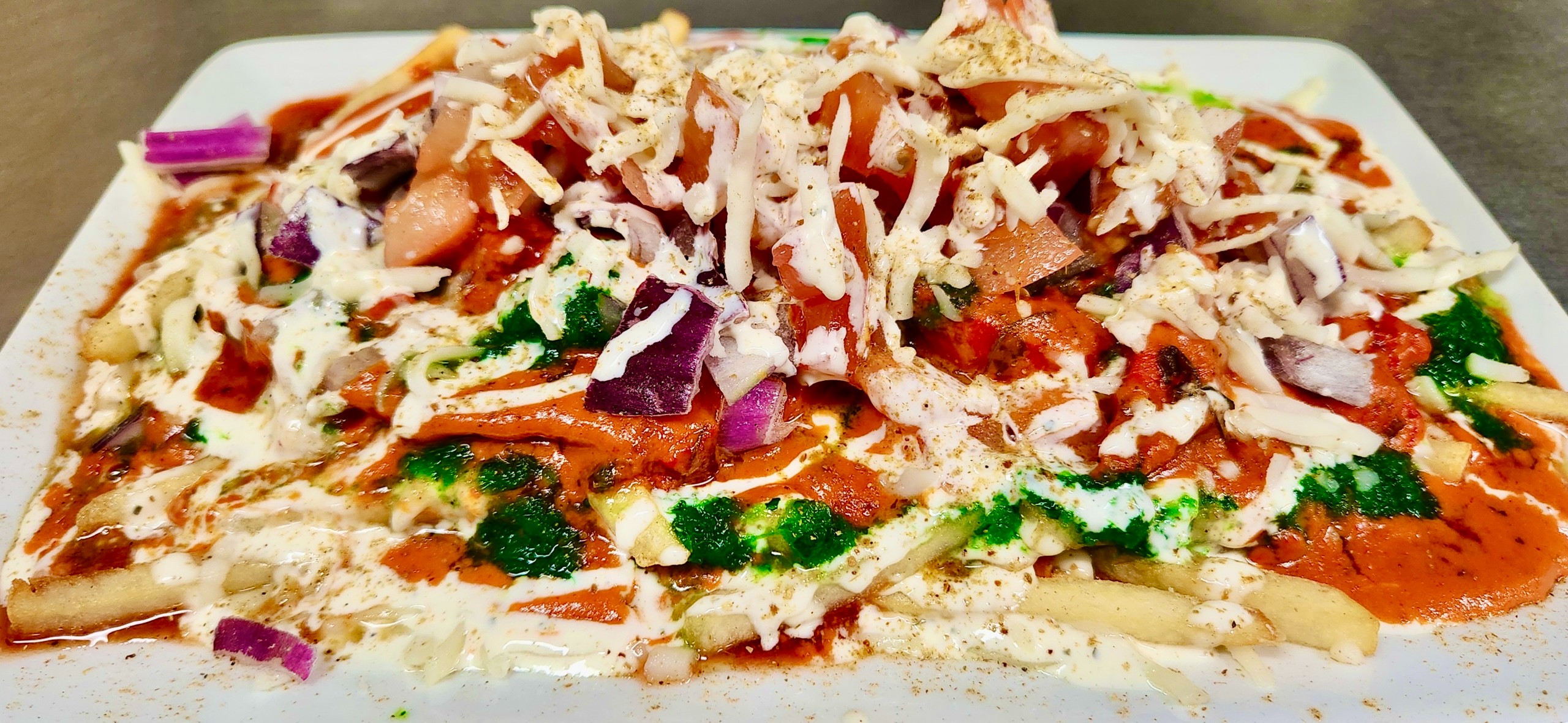 Chicken Masala Fries.