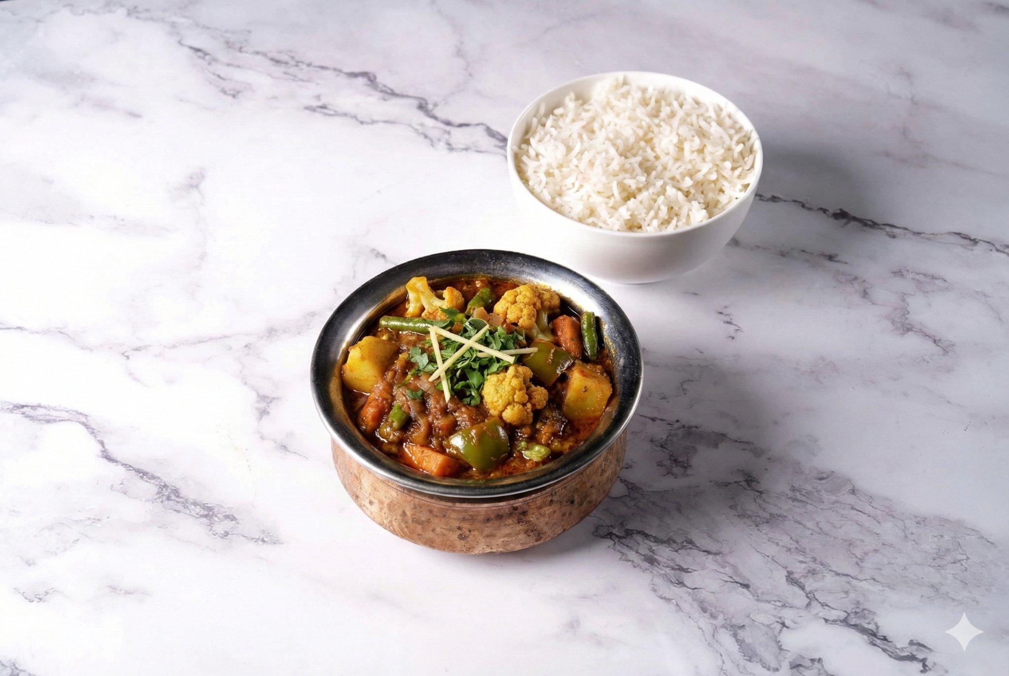 Veg Kadai.