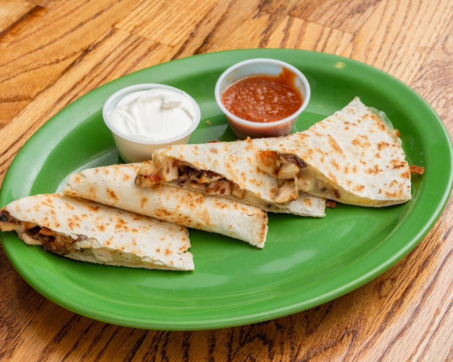 Chicken & Bacon Quesadilla.