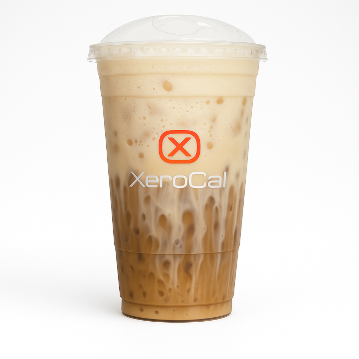 Iced Fluffy Caramel Latte 20z.