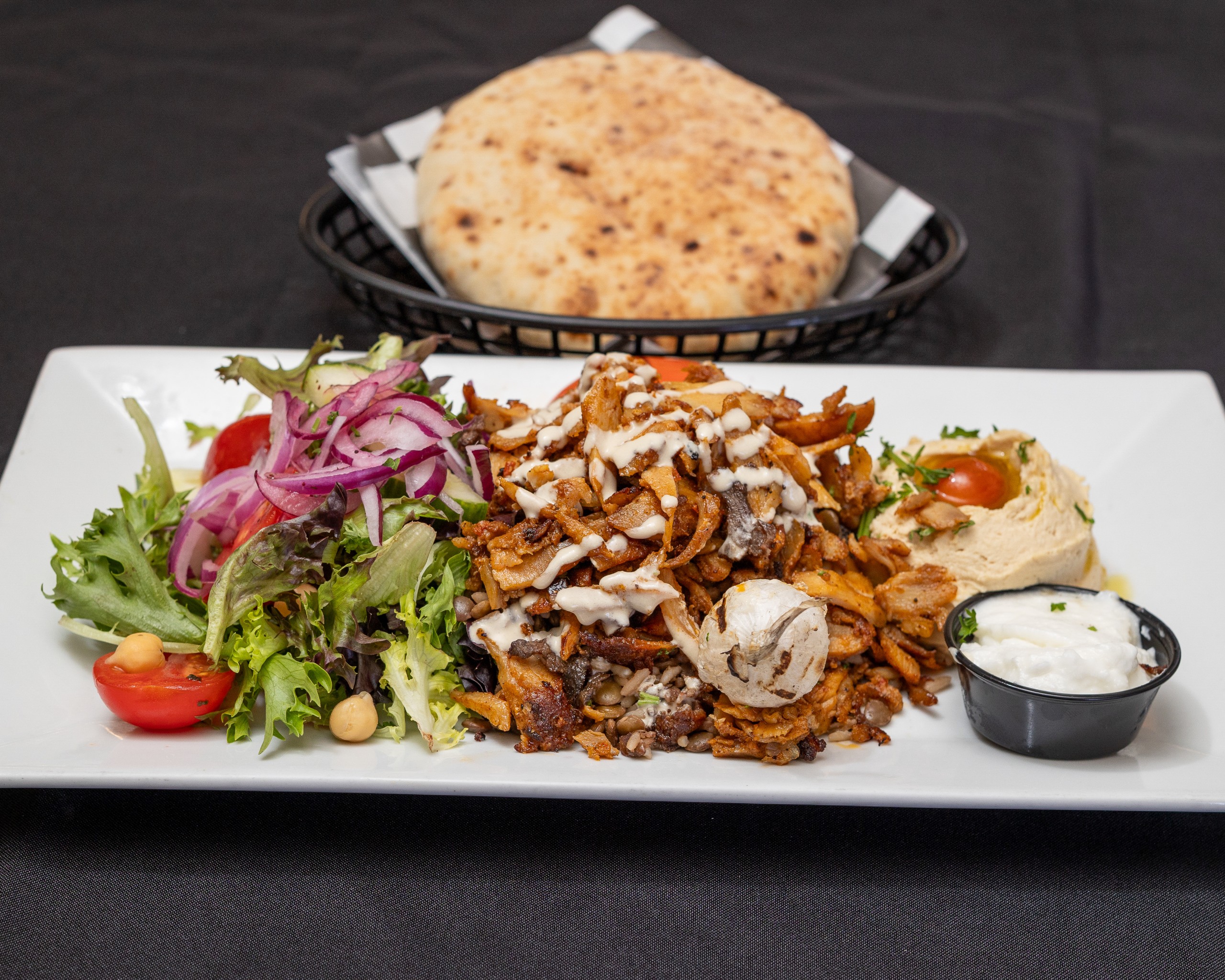 Chicken Shawarma Platter.
