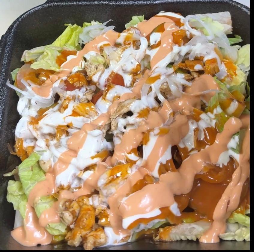 Sweet & Spicy Chicken Salad.