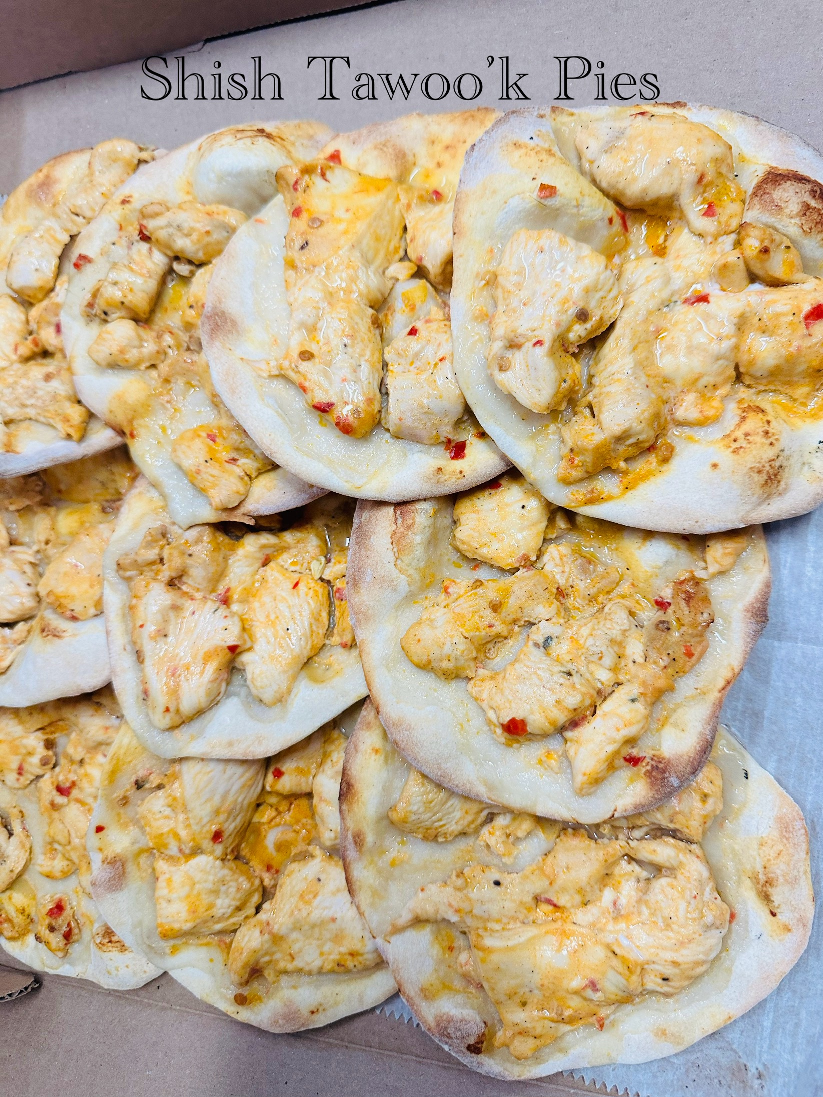 Shish Tawook Mini Pie.