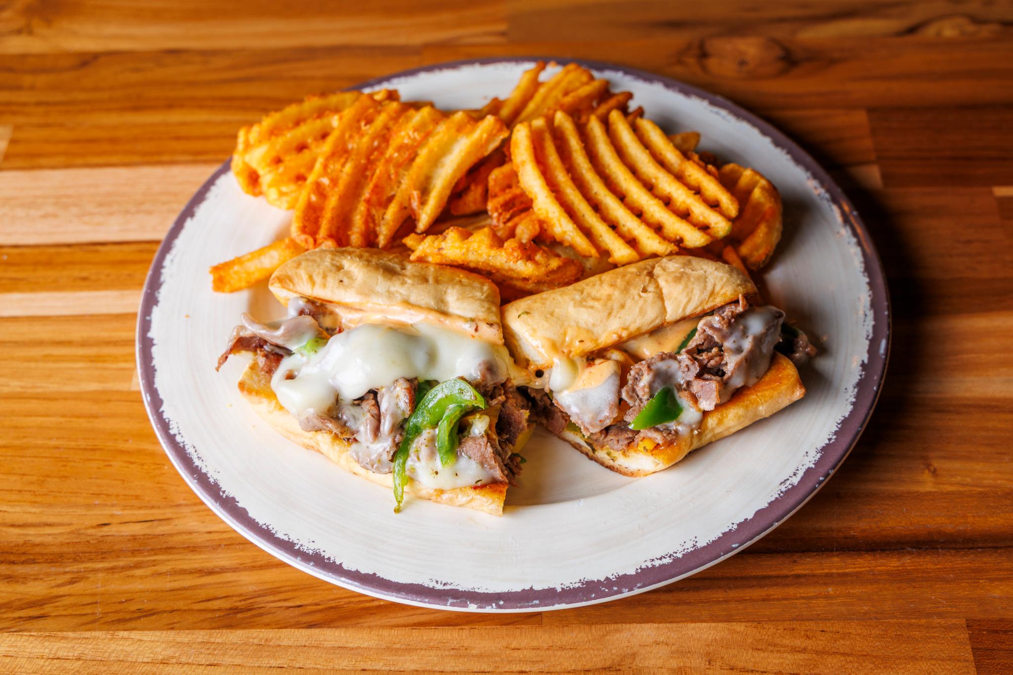 *PHILLY CHEESE STEAK.
