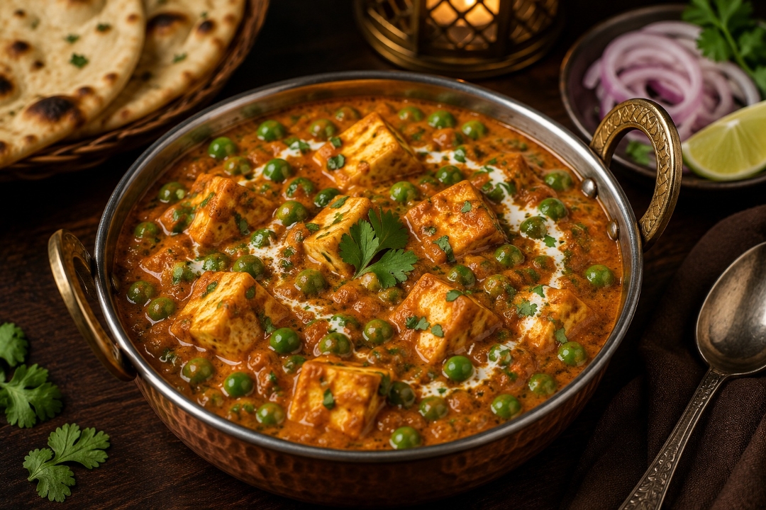 Matar Paneer.