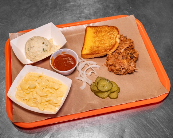 Pulled Pork Plate.
