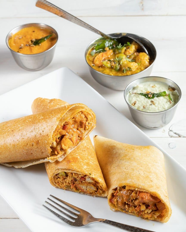 Chicken Tikka Dosa.