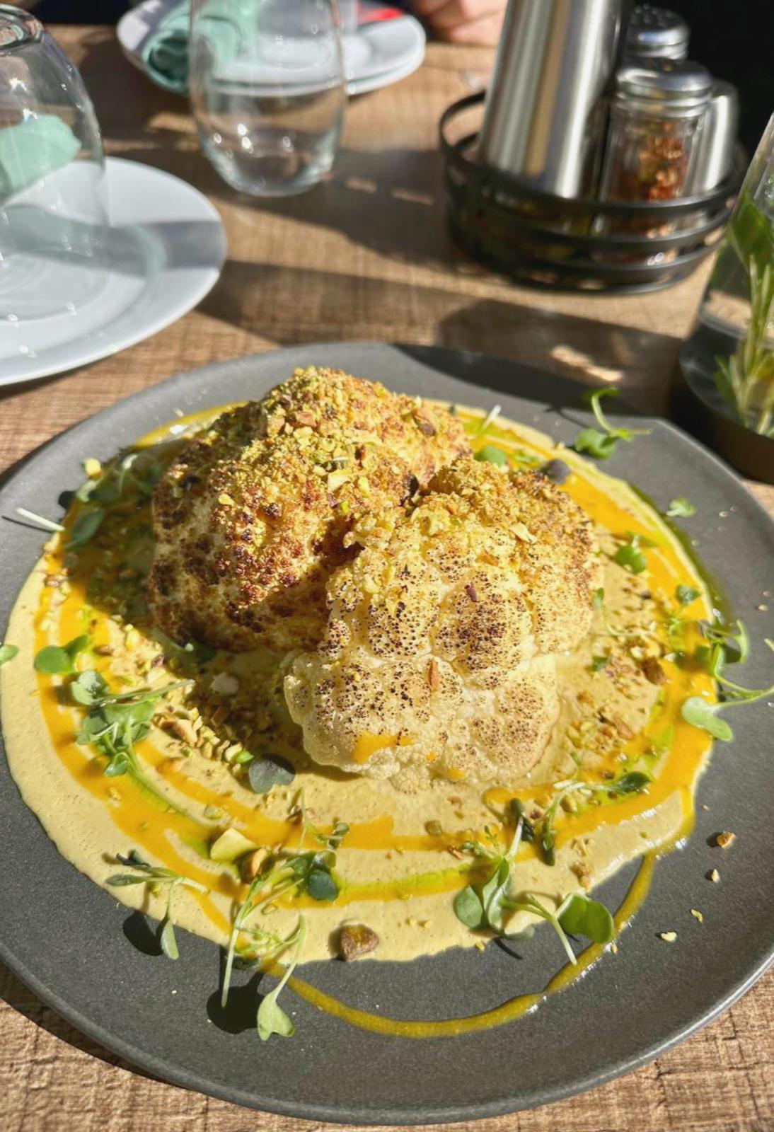 Roasted Cauliflower.