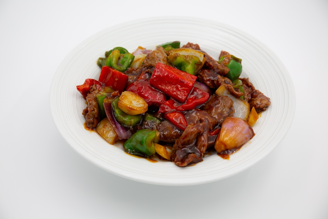 Beef with Pepper & Onion.