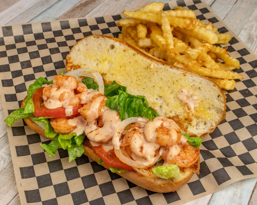 6" Shrimp Poboy.