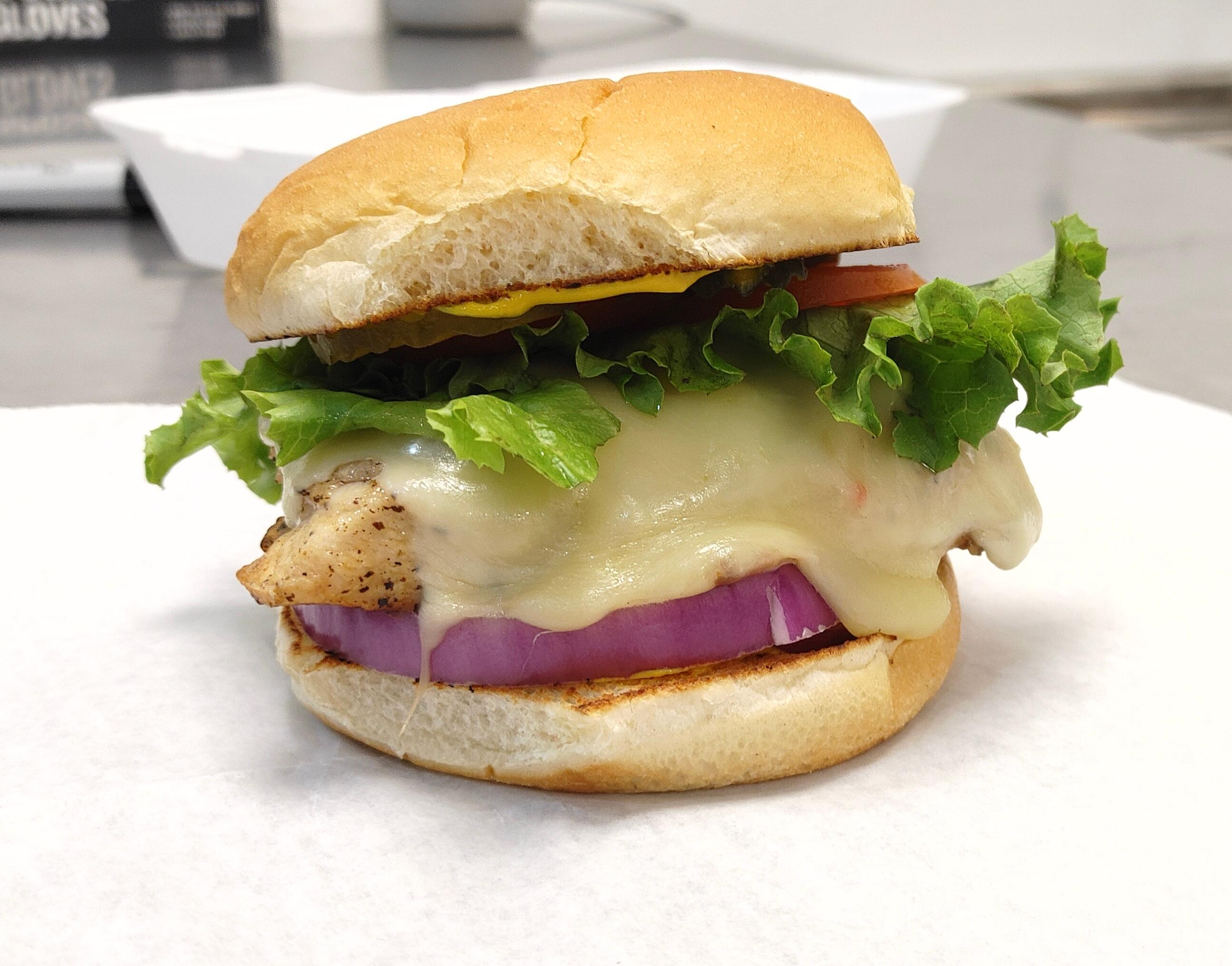 Grilled Chicken Sandwich & Fry.