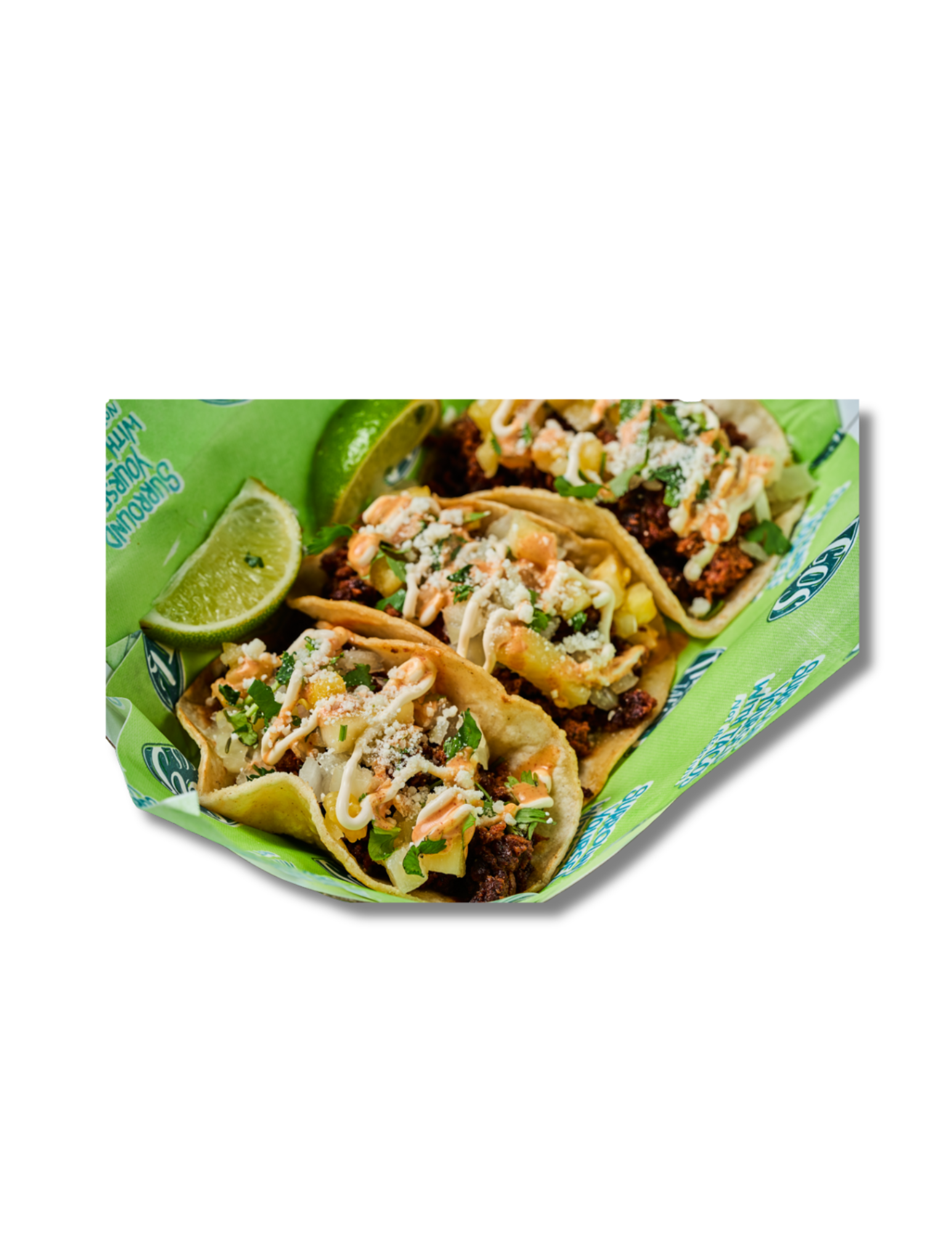 Chorizo Taco Trio.