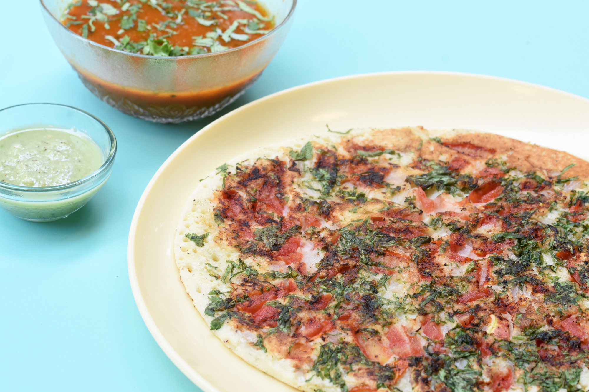  Uttapum- vegan & gluten free.