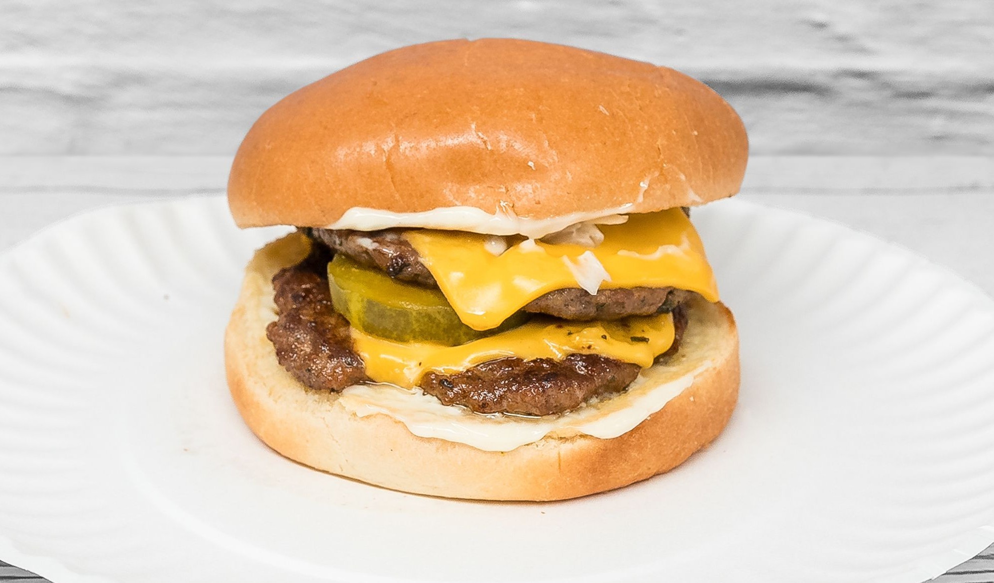 Smash Burger (beef/chicken).