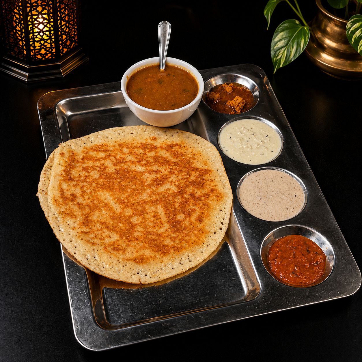 Plain Uttapam.