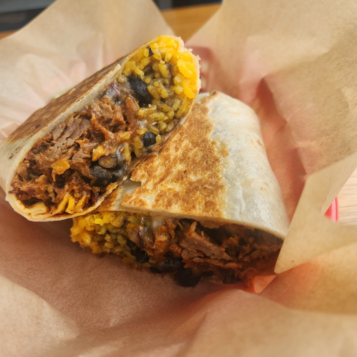 Barbacoa Burrito.