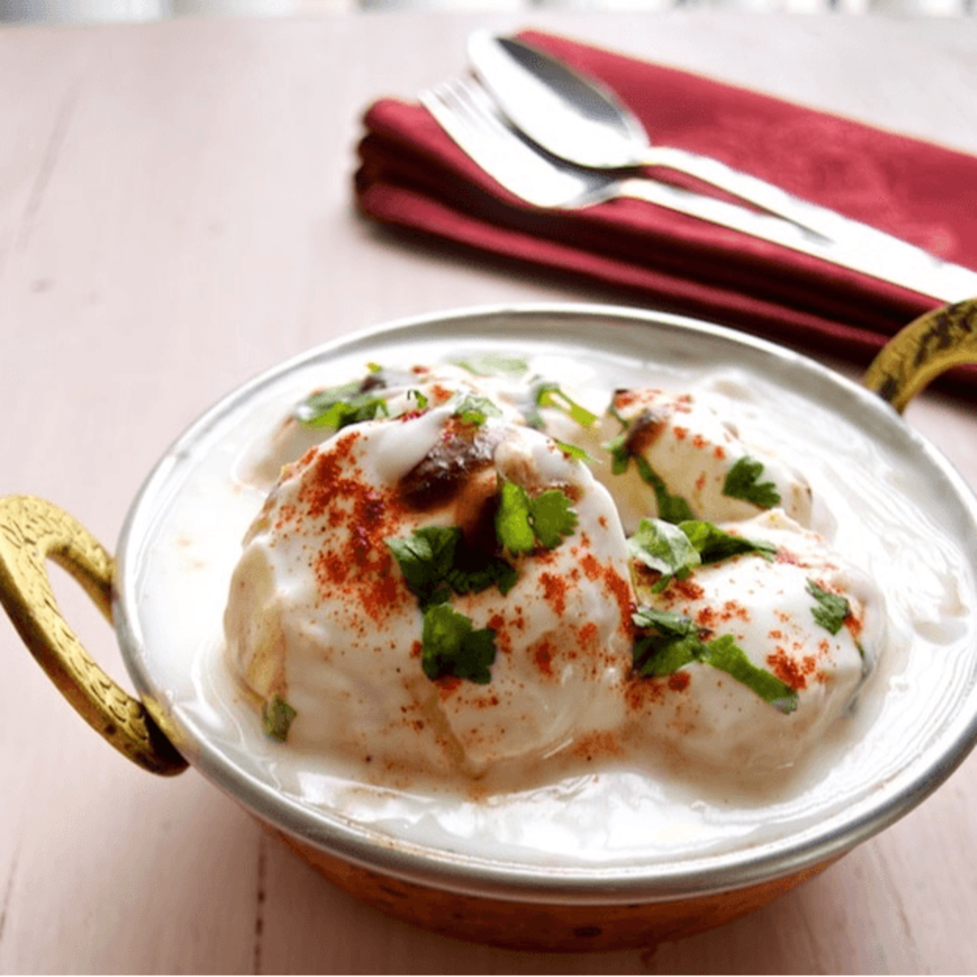 Dahi Vada (Traditional Street Food).
