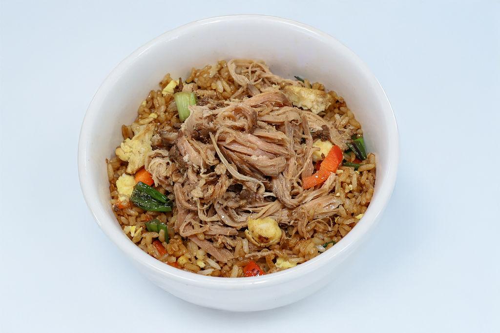 #11 Pork Carnitas Fried Rice.