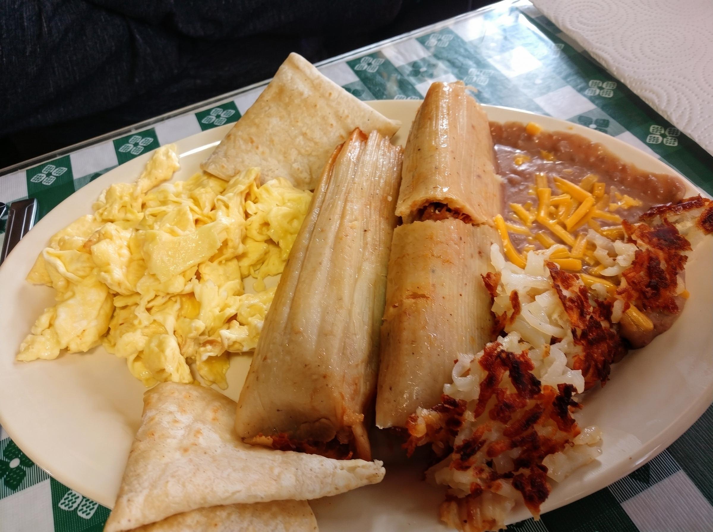 Tamale Breakfast.