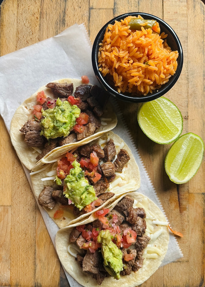 Steak Tacos.