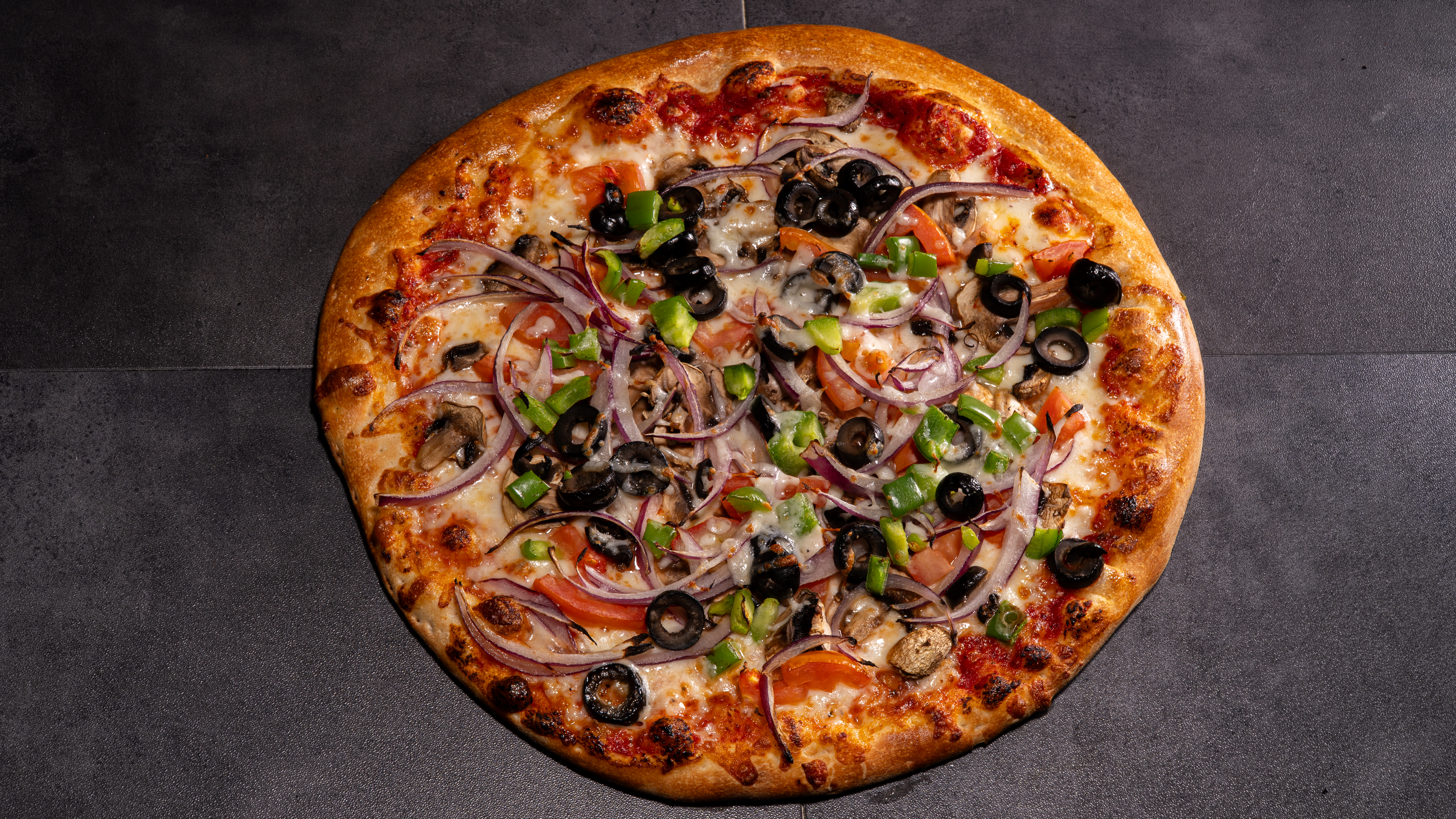 Classic Veggie Pizza.