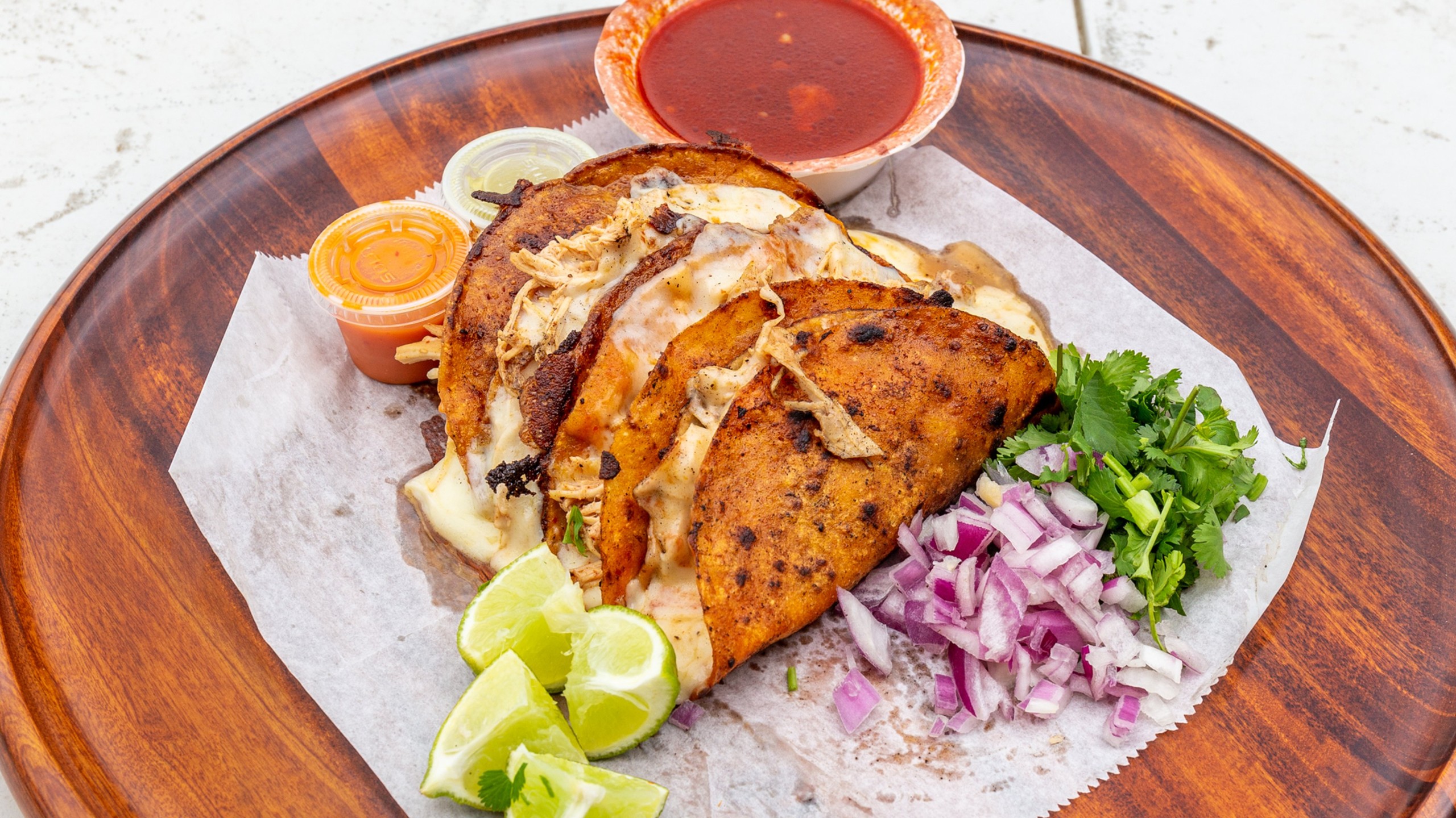 Chicken Quesatacos.