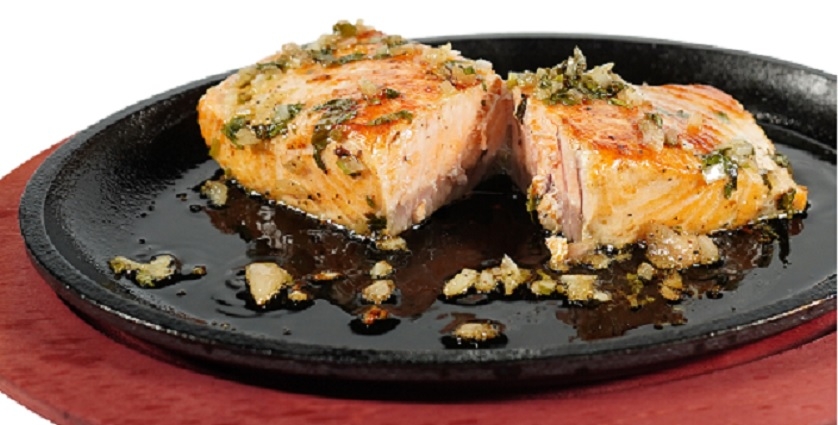 Salmon A La Cazuela.