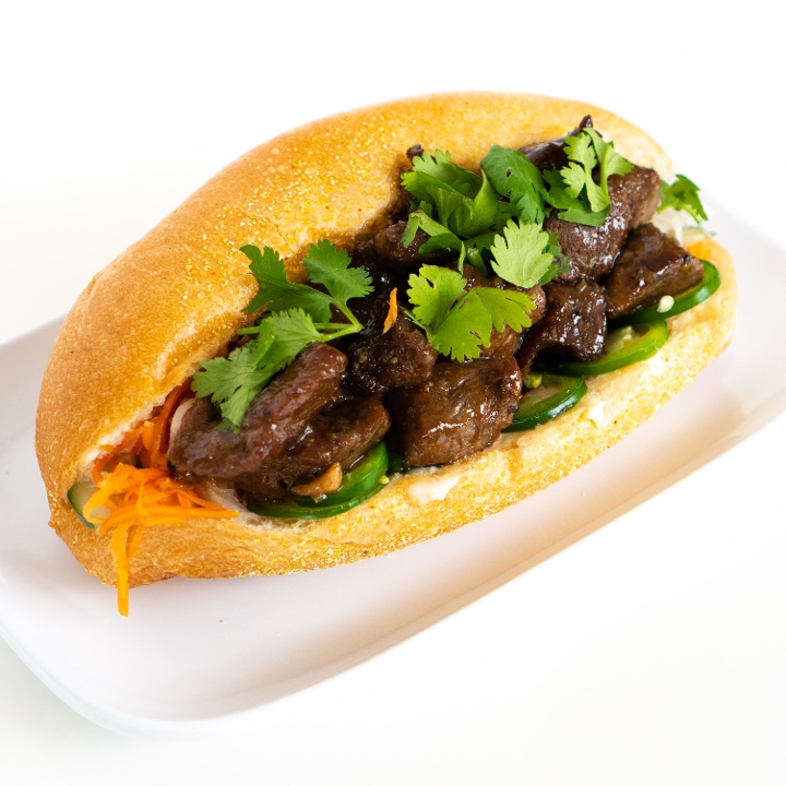 Grilled Steak Banh Mi.
