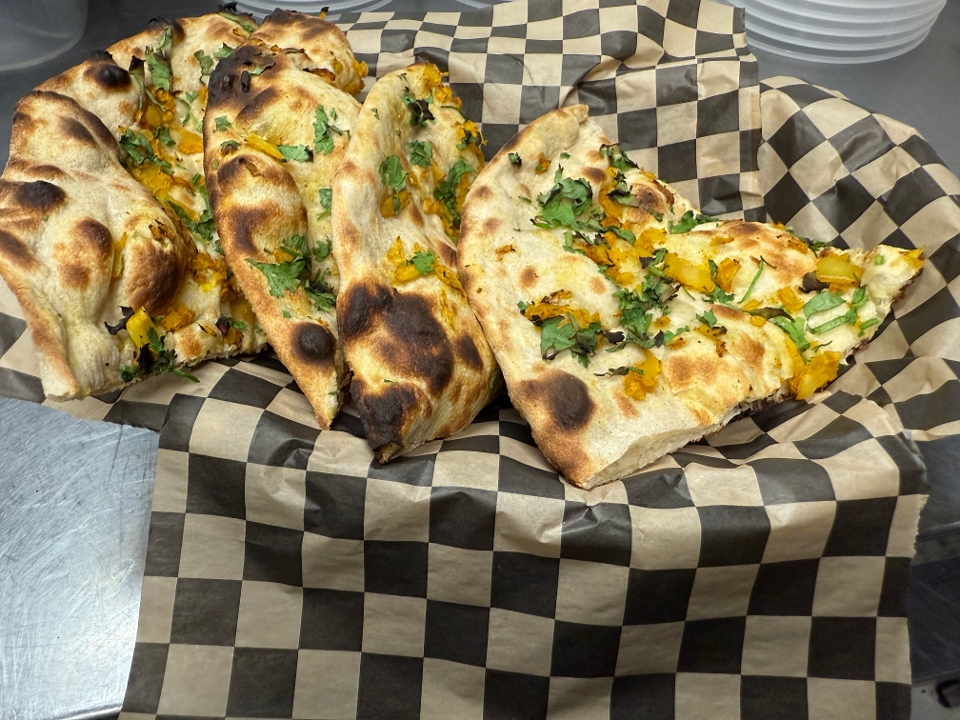 Onion Cilantro Naan.