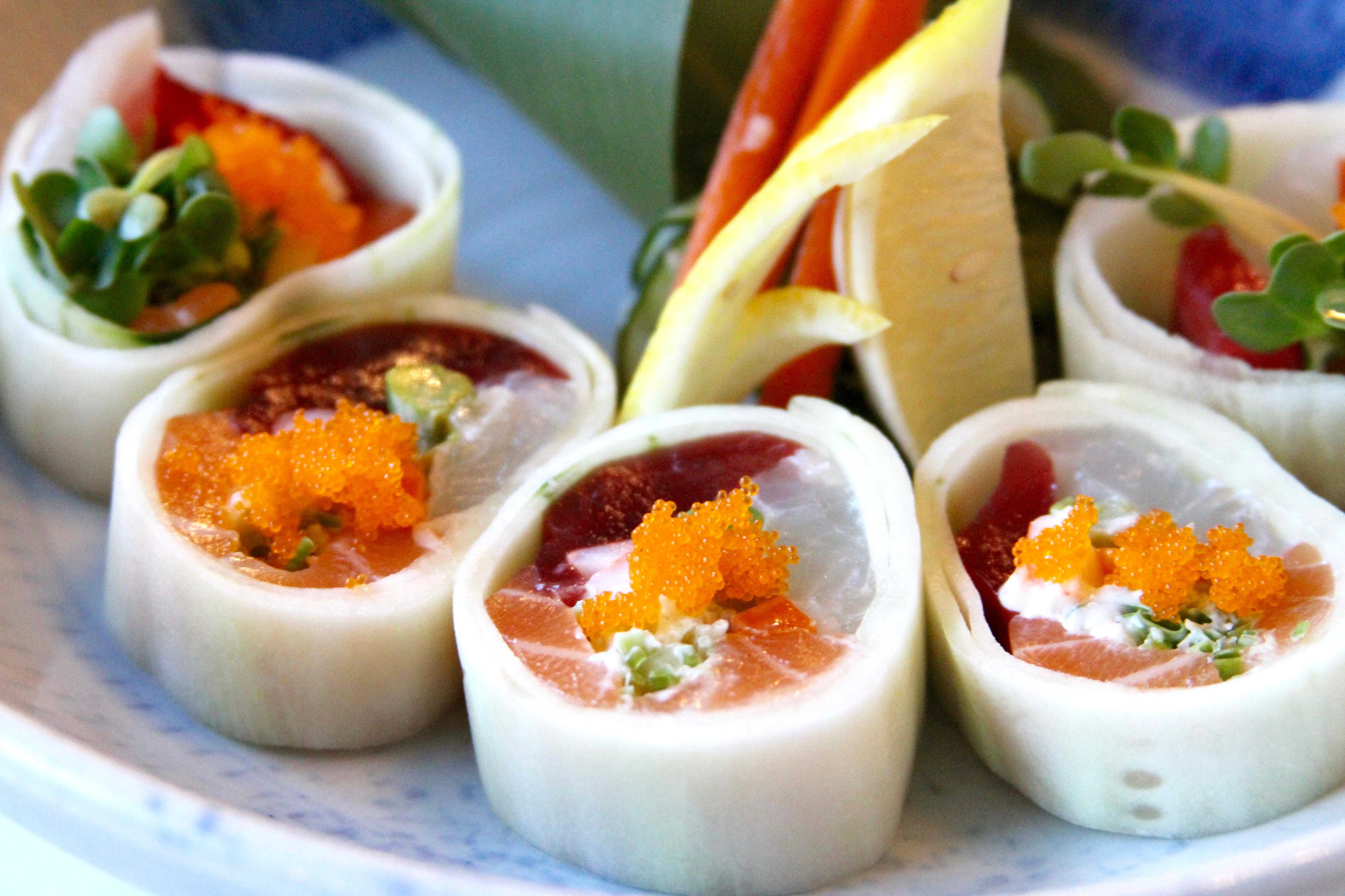 Cucumber Sashimi Roll.