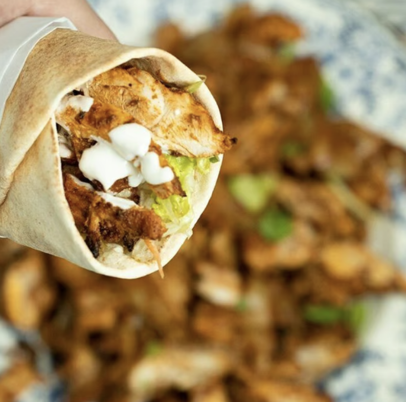 16.Chicken Shawarma Wrap.